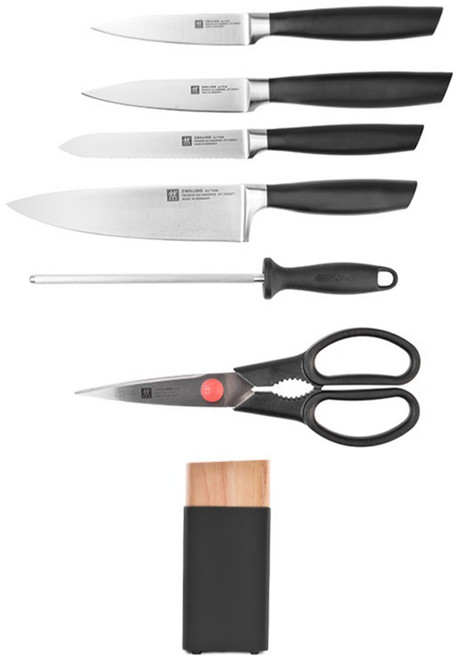 ZWILLING 雙人 All-Star 磨刀座 10.5 x 14.3 x 30 cm, 1套, 7件組