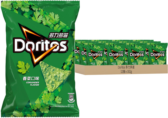 Doritos 多力多滋 香菜口味玉米片, 102g, 12包