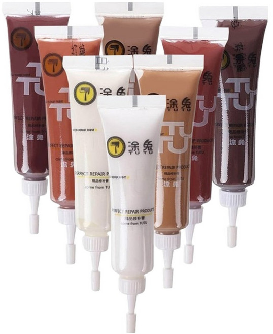 모나코올리브 스크래치 커버 페인트 8종 세트 혼합색상, 1세트