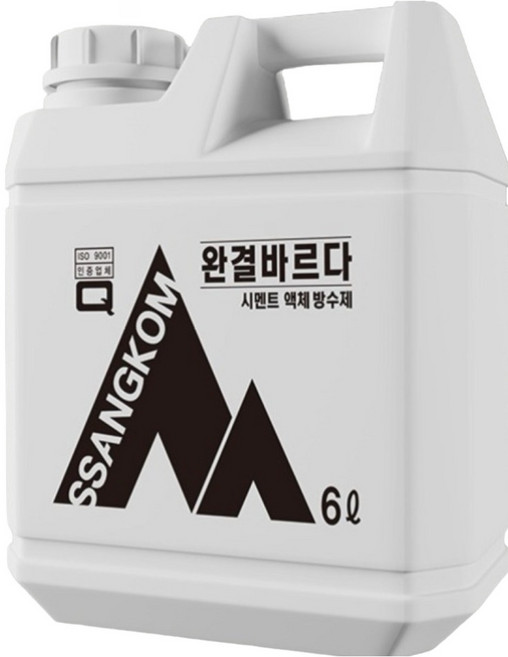 쌍곰 완결바르다 시멘트 보수 방수제 6L, 1개