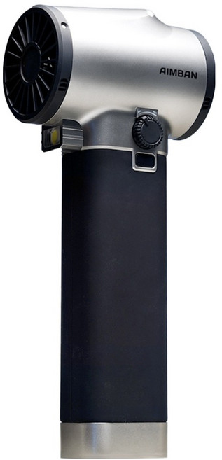 아임반 초강력 파워 휴대용 미니 세차 컴퓨터 청소 캠핑용 하이퍼젯 무선 에어건 750W, ABN-ARG-HJ1, 블랙 + 실버