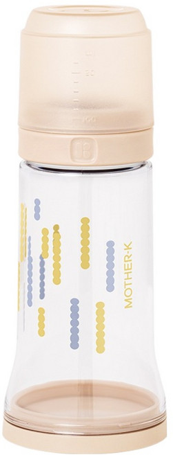 마더케이 일회용 무꼭지 젖병, 크림, 1개