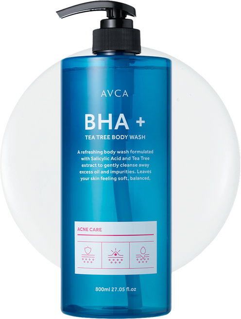 아브카 바하 플러스 티트리 아크네 케어 바디워시, 1개, 800ml