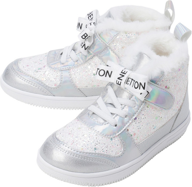 베네통키즈 하이탑 퍼 운동화 QCSHQ3561