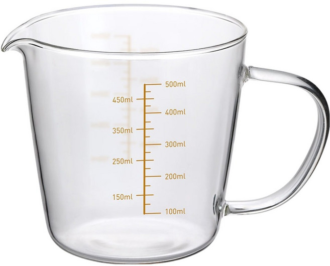 벨라쿠진 베라 내열유리 계량컵, 투명, 1개, 500ml