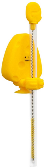 주니 흡착형 빨대 세척솔, 치즈, 1개