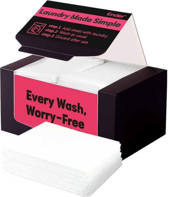 엔더 오래쓰는 이염방지 세탁시트 화이트, 1개, 220개입