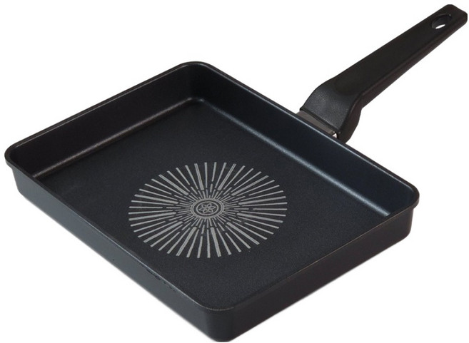 벨로비 국내산 오로라 골드 사각 후라이팬, 1개, 27cm