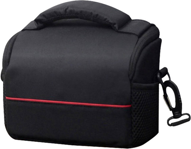 레인보우 DSLR 및 미러리스 카메라 전용 숄더백 소형 11 x 14 x 18 cm, 블랙, 1세트