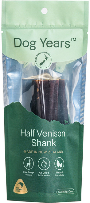 독이어스 강아지 사슴정강이뼈 간식 소, 65g, 1개, 혼합맛(소고기/사슴고기)