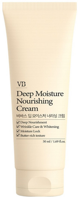 비바스 딥 모이스처 너리싱 크림, 1개, 50ml