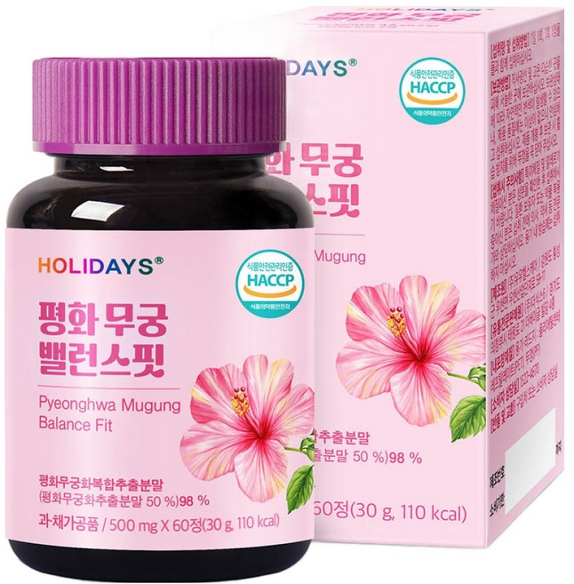 홀리데이즈 평화 무궁 밸런스핏 30g, 1개, 60정