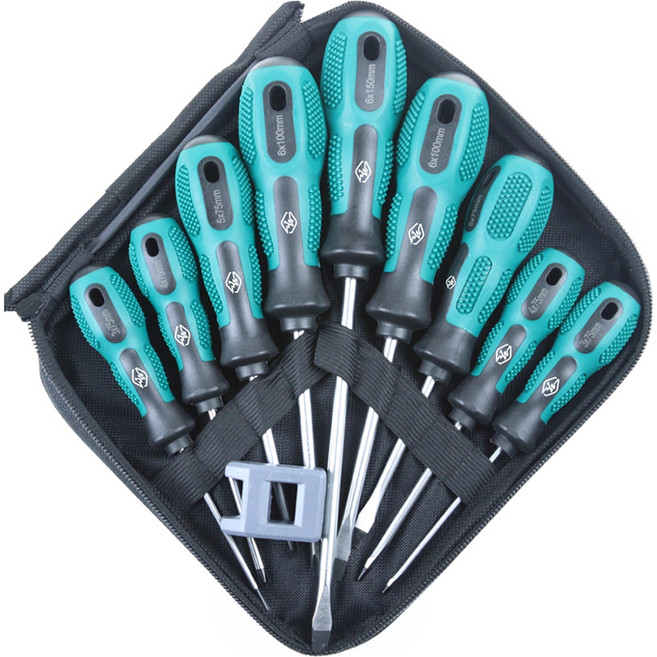 종원 일자 십자 드라이버 수공구 9종 세트, 1세트