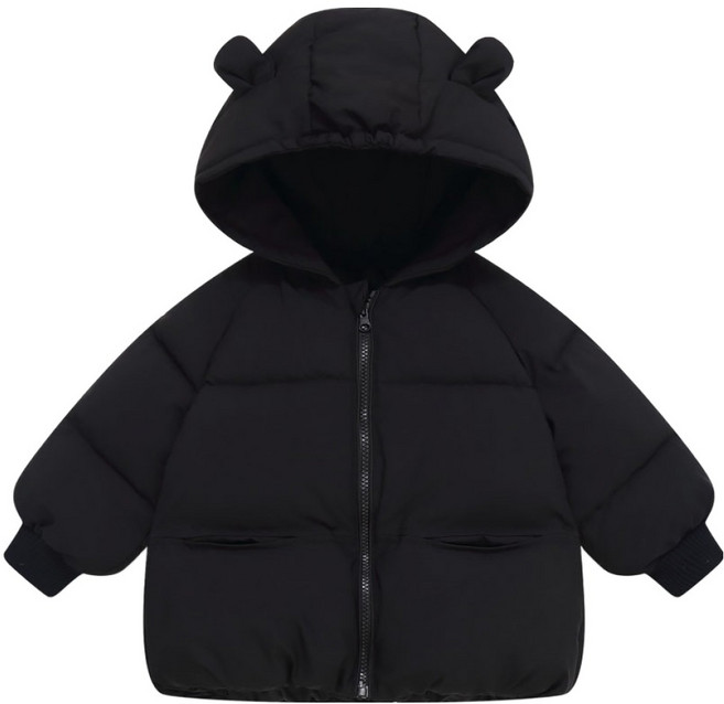 STARDOOR 小熊耳朵連帽防寒羽絨外套