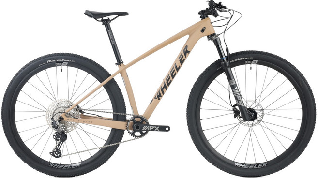 휠러 카본 호크600 29 시마노데오레 12단 MTB자전거 S 방문설치, 샌드베이지, 1개, 180cm