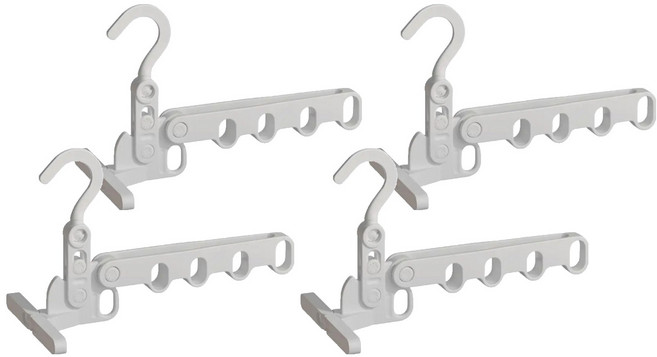 여행 휴대용 빨래 건조대 4p, 그레이