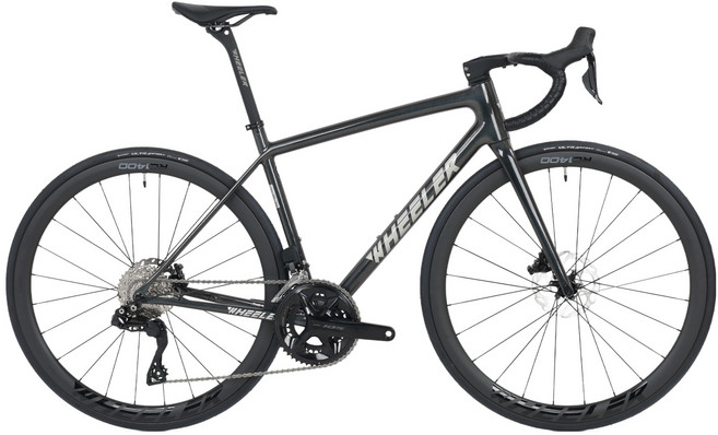 휠러 루트 시마노 105 Di2 로드 자전거 XS 방문설치, CHAMELEON GRAY, 1개, 180cm