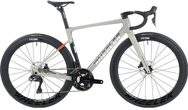 휠러 2026 칠리 SLR 105 DI2 로드 자전거 EAGI.E(ROUTE 8000) XS/S 방문설치, GERMANGRAY, 1개, 180cm