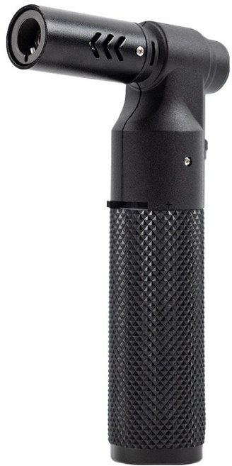 루아즈 캠핑 다용도 충전식 터보 라이터 휴대용 가스 토치 LUAZ-TG1, 블랙, 1개