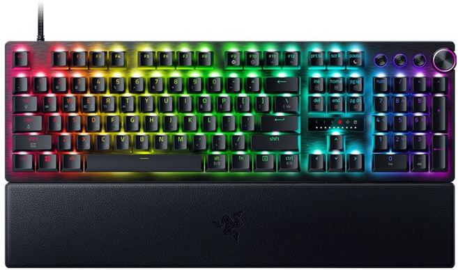레이저 Huntsman V3 Pro 8KHZ KR 유선 키보드, Black, RZ03-0553, 제조사축