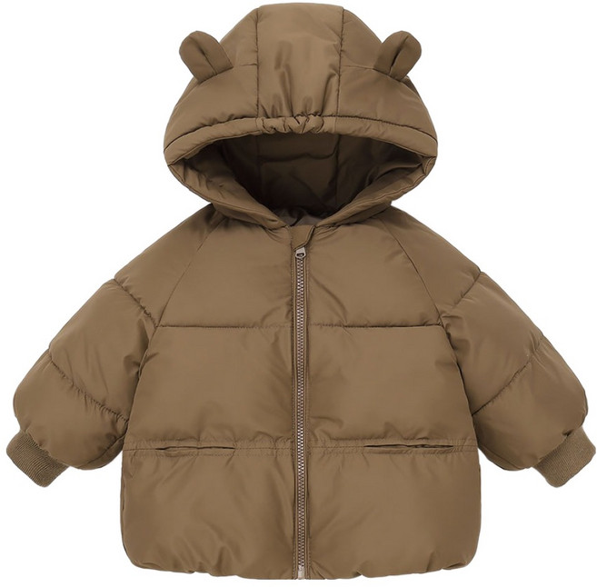 STARDOOR 小熊耳朵連帽防寒羽絨外套