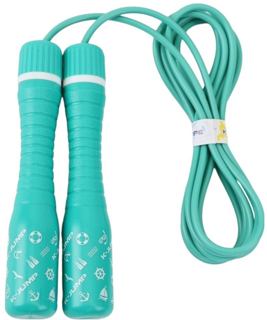 김수열점프로 줄넘기 뉴롱키 K-jump 어린이 줄넘기 SY-004, 아쿠아민트, 1개