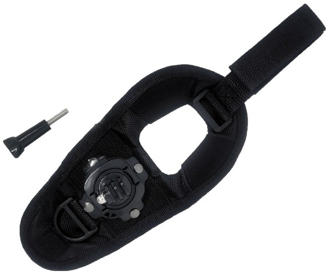 동글이 스타일리시한 고프로 손목 스트랩 440 x 100 x 20 mm, 1개, 블랙