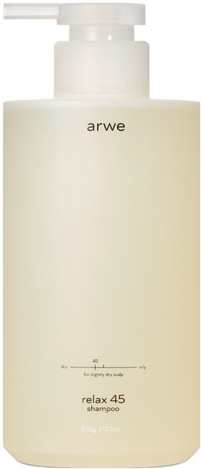 아르베 릴렉스 45 약건성 약산성 탈모 샴푸, 1개, 500ml