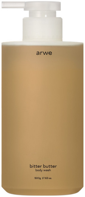 아르베 각질케어 약산성 바디워시 비터버터, 500ml, 1개
