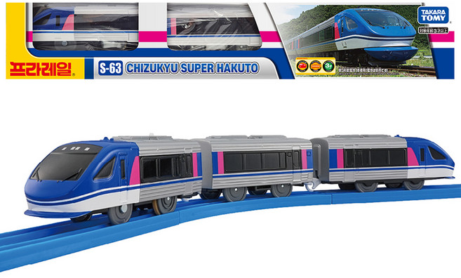 TAKARA TOMY PLARAIL 鐵道王國 T-ARTS KOREA PLARAIL S-63 CHEESE 特快超級白兔號, 混合色, 1個
