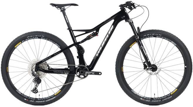 휠러 카본 팔콘100 풀서스펜션 시마노 12단 MTB자전거 17.5 방문설치, 블랙, 1개, 180cm