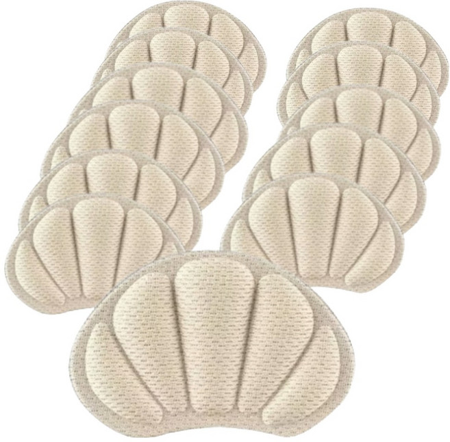 뒤꿈치 까짐방지 쿠션 2p, 베이지, 6개