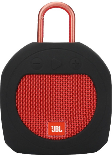 쇼핑닥터 JBL Clip3 블루투스 스피커 실리콘 보호 커버, 블랙
