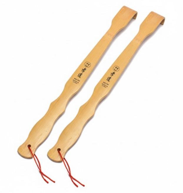 언더보스 고급 대나무 효자손 45.5cm, 혼합색상, 2개