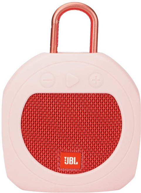 쇼핑닥터 JBL Clip3 블루투스 스피커 실리콘 보호 커버, 핑크