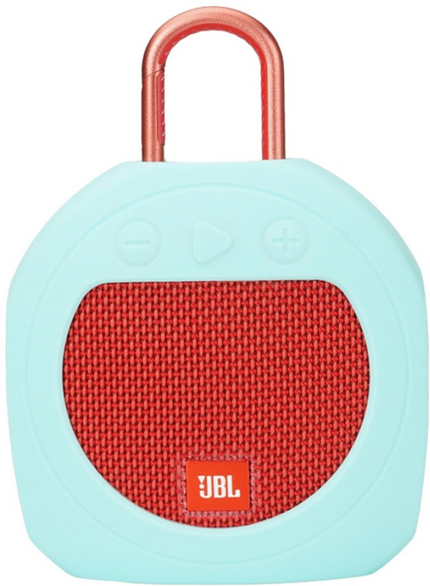쇼핑닥터 JBL Clip3 블루투스 스피커 실리콘 보호 커버, 민트그린