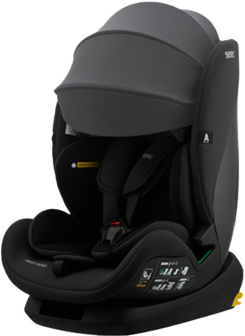 시크 맥스 아이보스 아이 사이즈 토들러 주니어 카시트 일체형, 시크 블랙