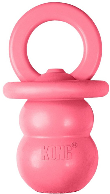 KONG 狗狗幼犬奶嘴安撫玩具, 隨機出貨, 1個