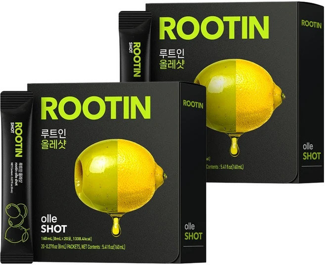 루트인 올레샷 40p, 2개, 160ml - 쿠팡