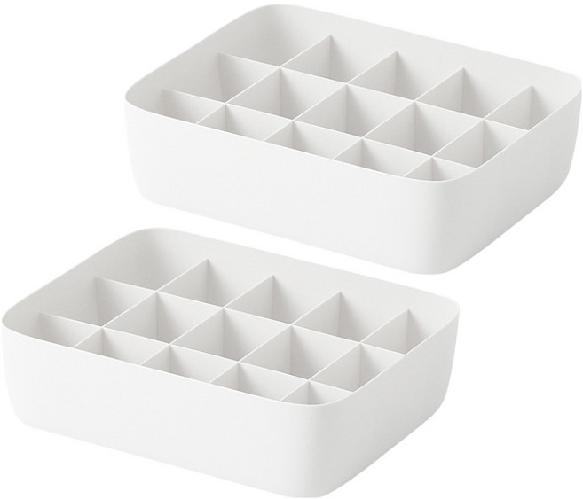 라라공방 속옷 양말 칸막이 정리 서랍 보관함 15칸, 2개