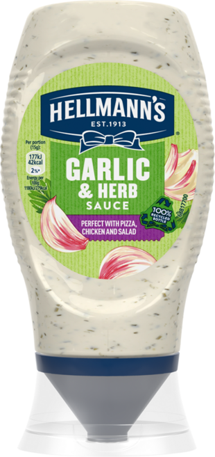 HELLMANN'S 美乃滋 大蒜香草, 1個, 250ml