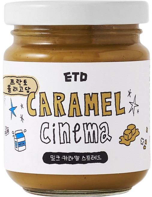 ETD 프락토 올리고당 밀크 카라멜 스프레드, 1개, 150g