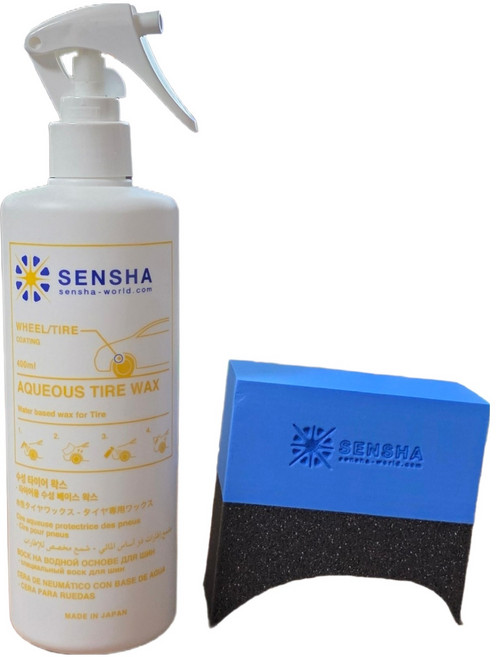 센샤 수성 코팅 타이어 왁스, 400ml, 1개