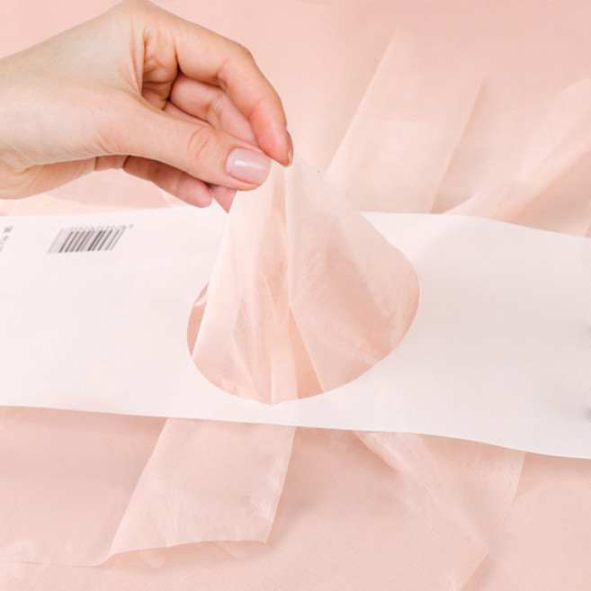 언더보스 대용량 뽑아쓰는 습자지 완충재 80매입, 살구, 1개