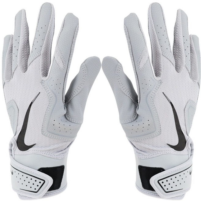 나이키 ALPHA 2.0 야구 배팅장갑 양손착용 세트 IO1757-062, 그레이, 1세트