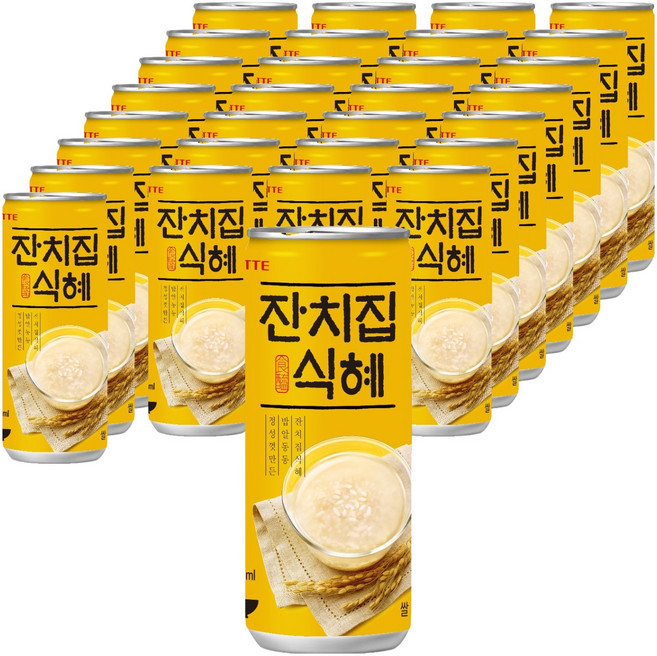 롯데칠성음료 잔치집 식혜, 240ml, 30개