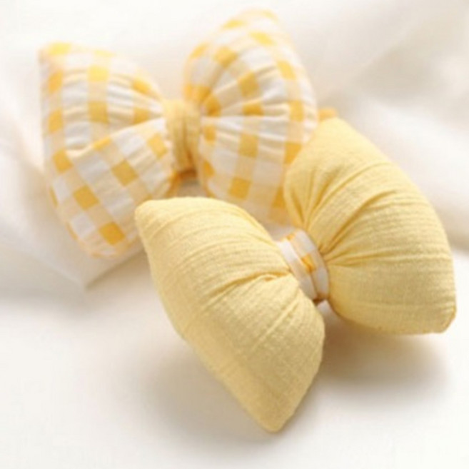 아기코끼리 통통리본 집게핀