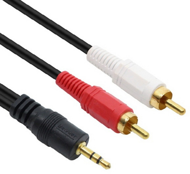 엠비에프 1ST2RCA 케이블 1m, 1개, MBF-S2R100M