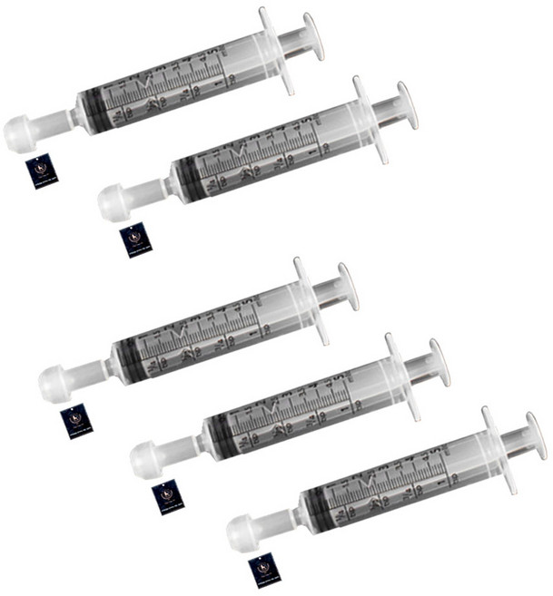 딩동펫 소동물 다용도 피딩용 심플 투명 주사기 5ml, 5개