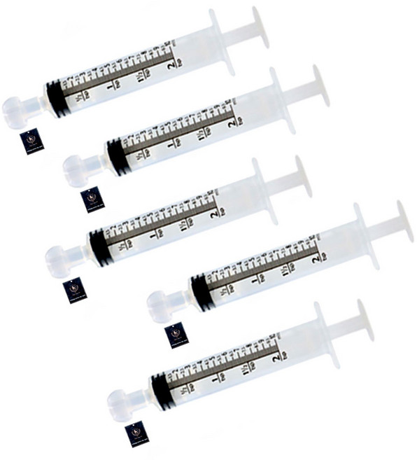 딩동펫 소동물 다용도 피딩용 심플 투명 주사기 10ml, 5개